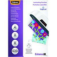 Los mejores  - Fellowes ImageLast - Pack de 25 fundas de plastificar- formato A3- 80 micras